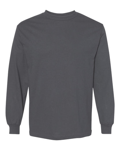 American Apparel Heavyweight Cotton Long Sleeve Tee 1304 #color_Charcoal