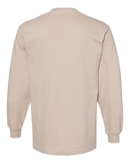 American Apparel Heavyweight Cotton Long Sleeve Tee 1304 #color_Sand