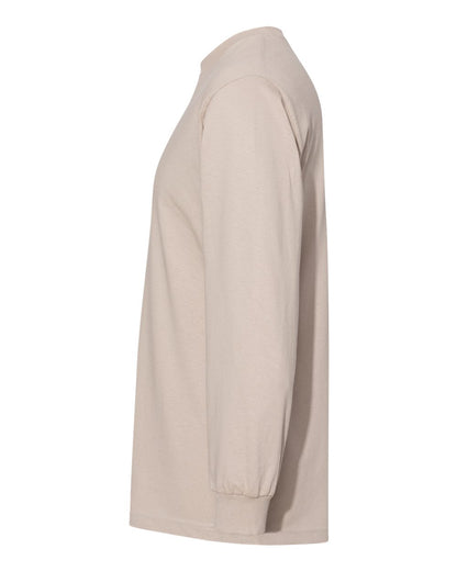 American Apparel Heavyweight Cotton Long Sleeve Tee 1304 #color_Sand