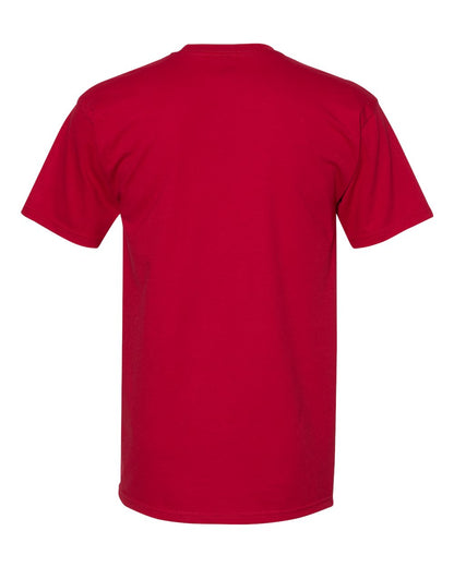 American Apparel Midweight Cotton Tee 1701 #color_Cardinal