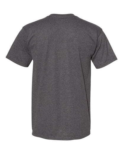American Apparel Midweight Cotton Tee 1701 #color_Heather Charcoal