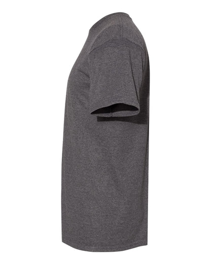 American Apparel Midweight Cotton Tee 1701 #color_Heather Charcoal