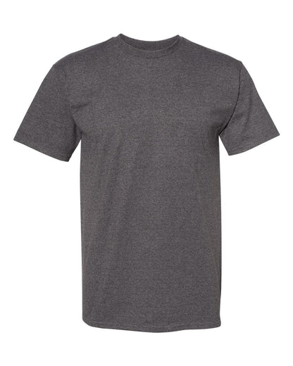American Apparel Midweight Cotton Tee 1701 #color_Heather Charcoal