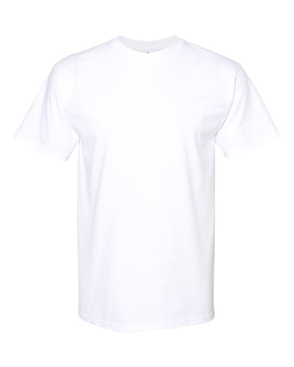 American Apparel Midweight Cotton Tee 1701 #color_White