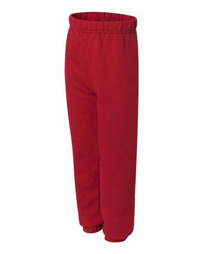 JERZEES NuBlend® Youth Sweatpants 973BR #color_True Red