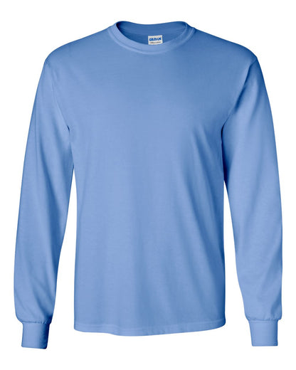 Gildan Ultra Cotton® Long Sleeve T-Shirt 2400 #color_Carolina Blue