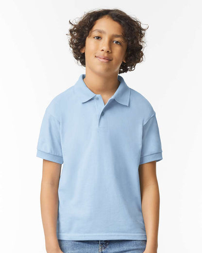 Gildan DryBlend® Youth Jersey Polo 8800B #colormdl_Light Blue