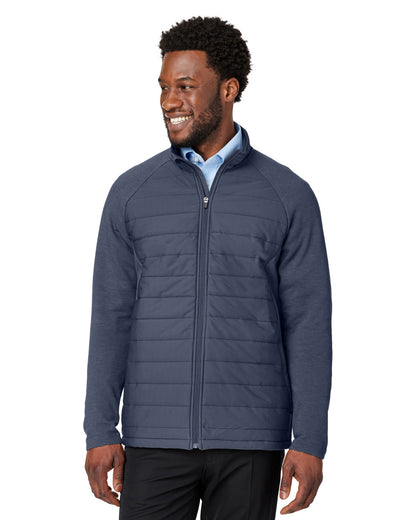 Devon & Jones New Classics® Men's Charleston Hybrid Jacket DG704 #color_NAVY MELANGE