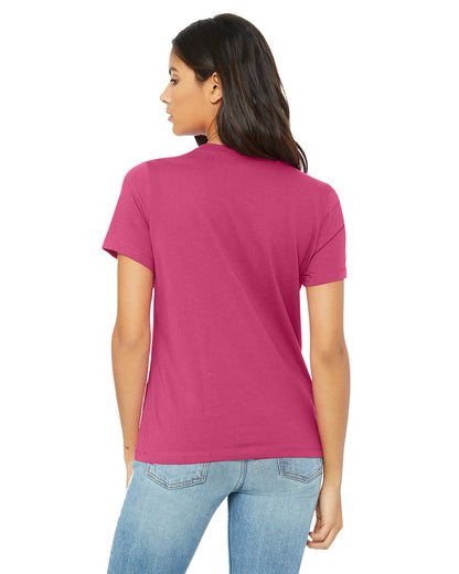 BELLA + CANVAS Ladies' Relaxed Jersey Short-Sleeve T-Shirt B6400 #color_BERRY
