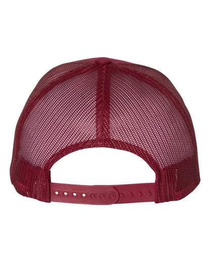 YP Classics Retro Trucker Cap 6606 #color_Cranberry