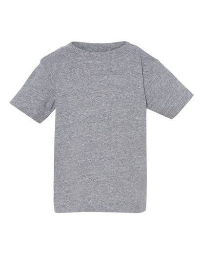 Rabbit Skins Infant Fine Jersey Tee 3322 #color_Granite Heather