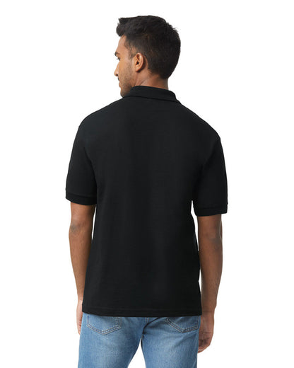 Gildan Adult Jersey Polo G880 #color_BLACK