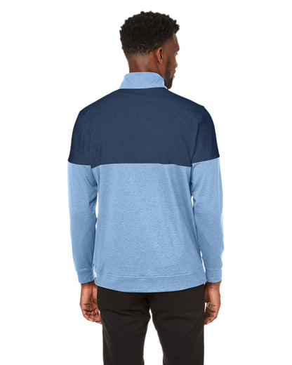 Puma Golf Men's Cloudspun Warm Up Quarter-Zip 595803 #color_BLU BELL / DK DNM