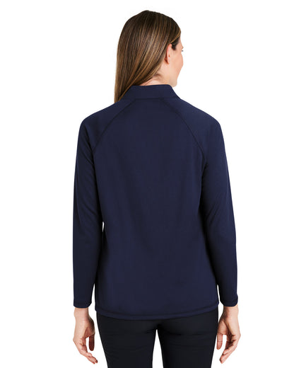 North End Ladies' Revive coolcore® Quarter-Zip NE410W #color_CLASSIC NAVY