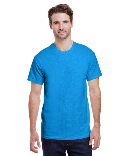 Gildan Adult Heavy Cotton™ T-Shirt G500 #color_HEATHER SAPPHIRE