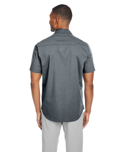 Spyder Men's Stryke Woven Short-Sleeve Shirt S17019 #color_POLAR