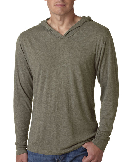 Next Level Apparel Adult Triblend Long-Sleeve Hoody N6021 #color_VENETIAN GRAY