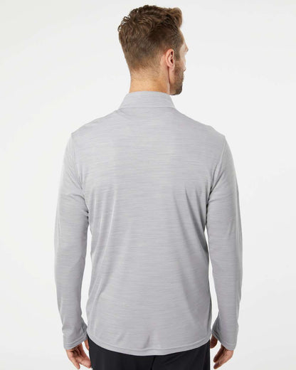 Adidas Lightweight Mélange Quarter-Zip Pullover A475 #colormdl_Mid Grey Melange