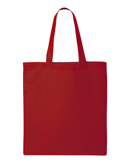 Q-Tees Economical Tote QTB #color_Red