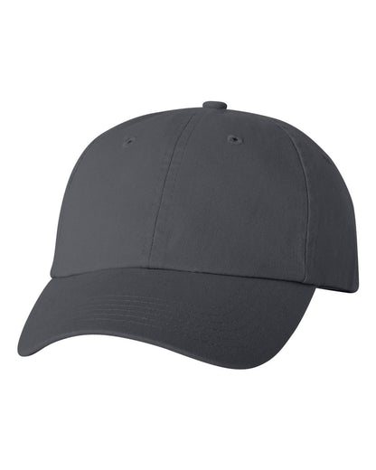 Valucap Adult Bio-Washed Classic Dad Hat VC300A #color_Charcoal