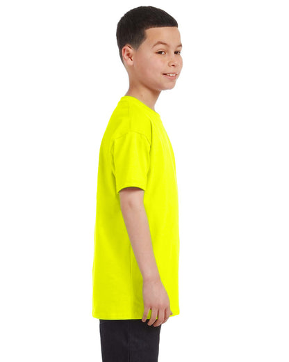 Gildan Youth Heavy Cotton™ T-Shirt G500B #color_SAFETY GREEN