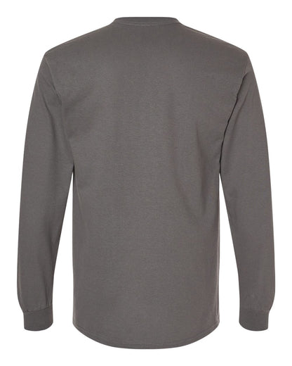 Gildan Heavy Cotton™ Long Sleeve T-Shirt 5400 #color_Charcoal