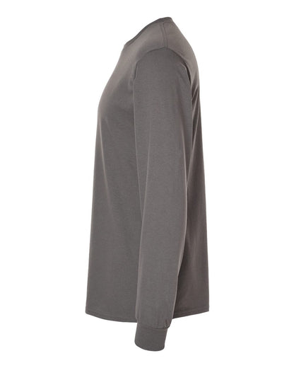 Gildan Heavy Cotton™ Long Sleeve T-Shirt 5400 #color_Charcoal
