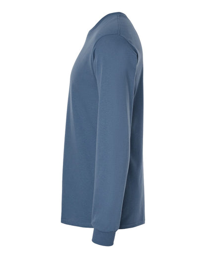 Gildan Heavy Cotton™ Long Sleeve T-Shirt 5400 #color_Indigo Blue