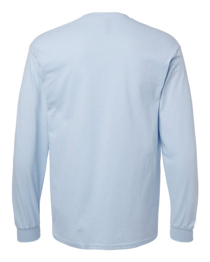 Gildan Heavy Cotton™ Long Sleeve T-Shirt 5400 #color_Light Blue