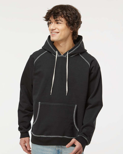 King Fashion Extra Heavy Hooded Pullover KP8011 #colormdl_Black