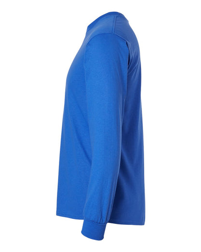 Gildan Ultra Cotton® Long Sleeve T-Shirt 2400 #color_Royal