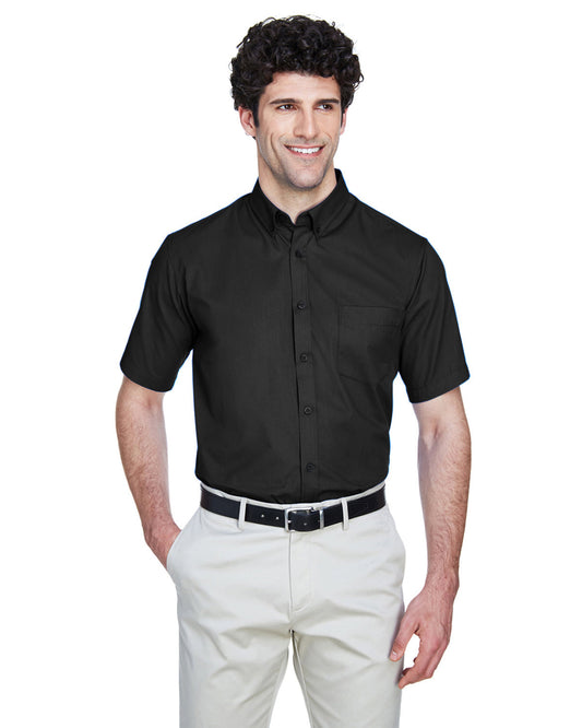 Core365 Men's Tall Optimum Short-Sleeve Twill Shirt 88194T