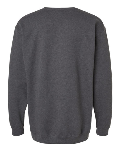 M&O Unisex Crewneck Fleece 3340 #color_Heather Charcoal