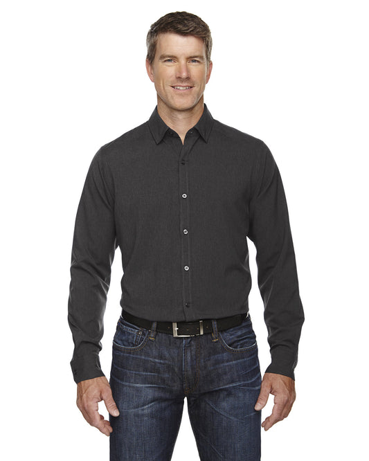 North End Men's Mélange Performance Shirt 88802