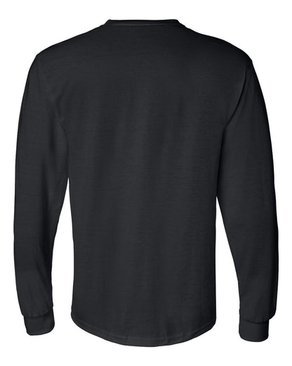 Gildan DryBlend® 50/50 Long Sleeve T-Shirt 8400 #color_Black