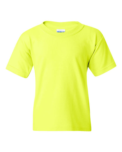 Gildan Heavy Cotton™ Youth T-Shirt 5000B #color_Safety Green