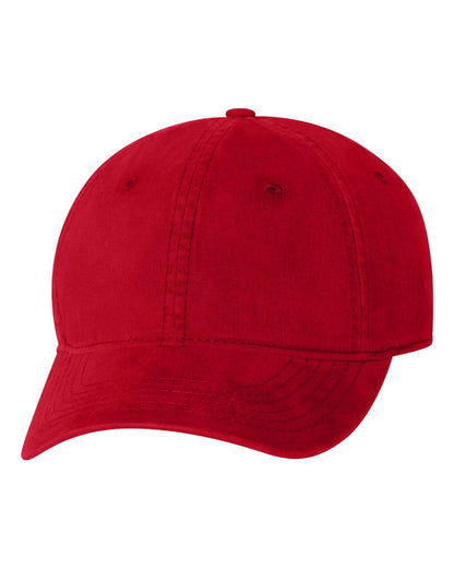 Sportsman Unstructured Cap AH35 #color_Red