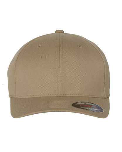 Flexfit Wool-Blend Cap 6477 #color_Khaki