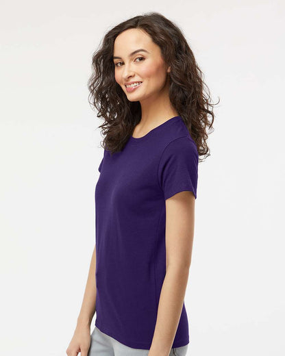 M&O Women's Gold Soft Touch T-Shirt 4810 #colormdl_Purple