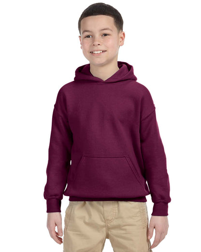 Gildan Youth Heavy Blend™ Hooded Sweatshirt G185B #color_MAROON