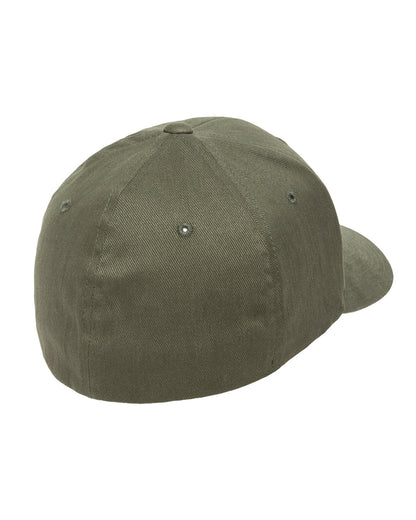 Flexfit Adult Brushed Twill Cap 6377 #color_PINE