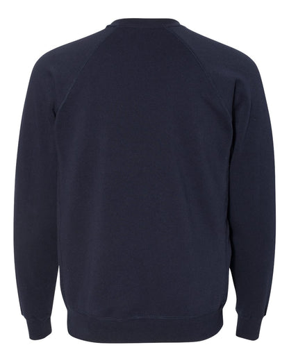 Independent Trading Co. Special Blend Crewneck Raglan Sweatshirt PRM30SBC #color_Classic Navy