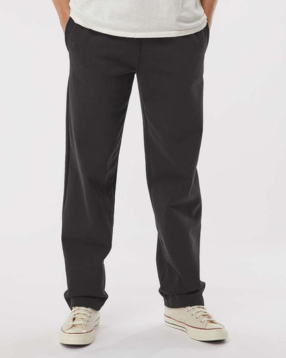 King Fashion Pocketed Open Bottom Sweatpants KF9022 #colormdl_Black