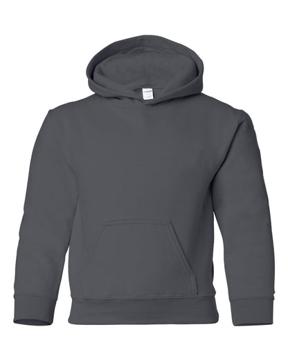 Gildan Heavy Blend™ Youth Hooded Sweatshirt 18500B #color_Charcoal