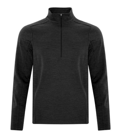 Atc Dynamic Heather Fleece 1/2 Zip F2022 #color_Black