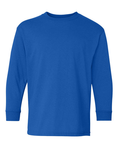 Gildan Heavy Cotton™ Youth Long Sleeve T-Shirt 5400B #color_Royal