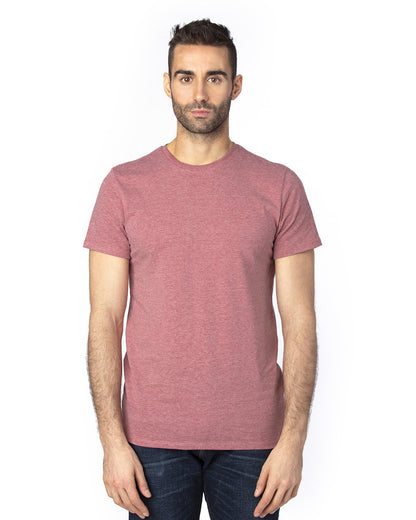 Threadfast Unisex Ultimate CVC T-Shirt 100A #color_MAROON HEATHER