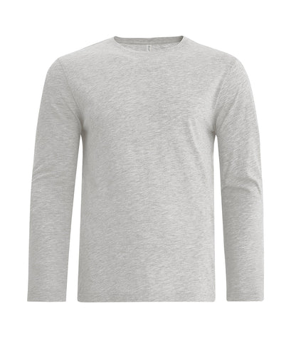 Atc Eurospun Ring Spun L/S Tee ATC8015 #color_Athletic Grey