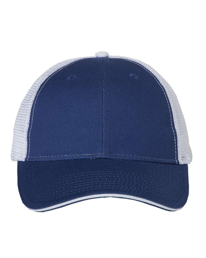 Valucap Sandwich Trucker Cap S102 #color_Royal/ White