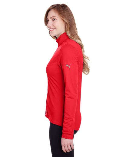 Puma Golf Ladies' Icon Full-Zip 596803 #color_HIGH RISK RED